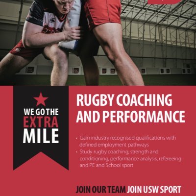 USW BSc Rugby Coaching & Performance