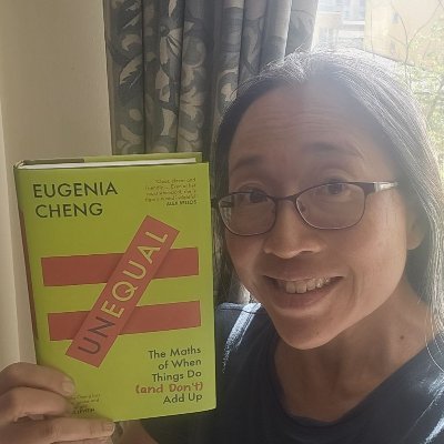 Dr Eugenia Cheng --no advice please--